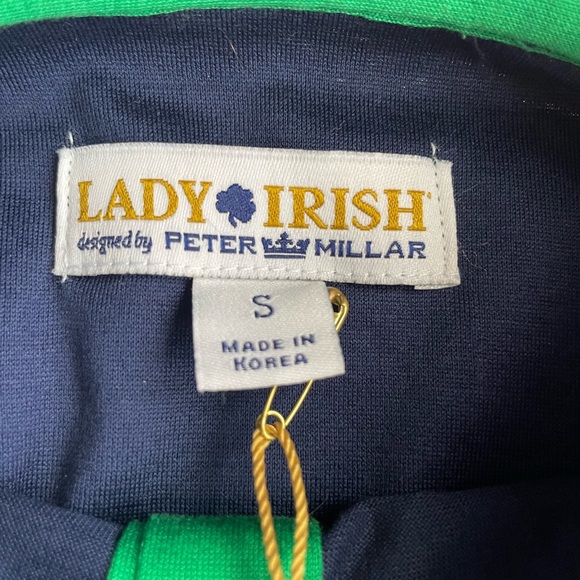 NOTRE DAME Lady Irish designed by Peter Millar women’s golf polo-NEW WITH TAGS! - Picture 4 of 9